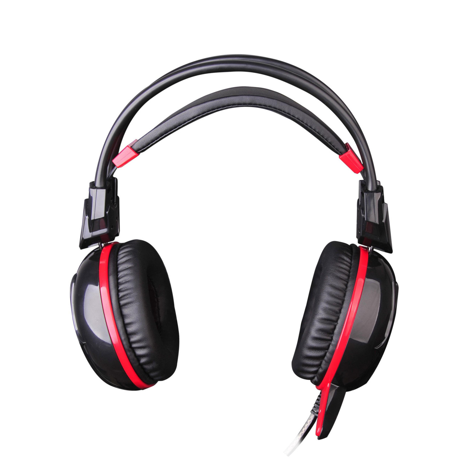 Геймърски слушалки A4TECH, Bloody G300, Микрофон, черно с червено