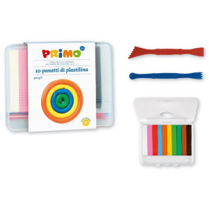 Пластилин Primo, 10 цвята, в PPL кутия