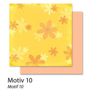 Дизайнерска хартия, мотив цветя, 10110