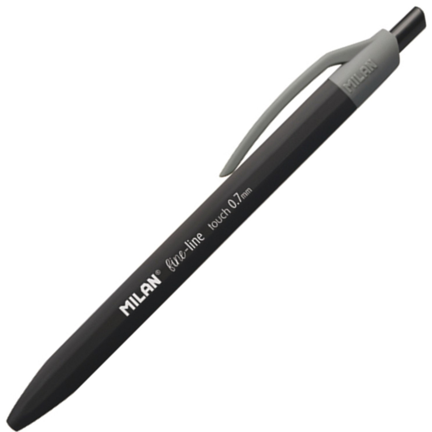 Химикалка Milan Fine-line Touch, 0.7мм, черна