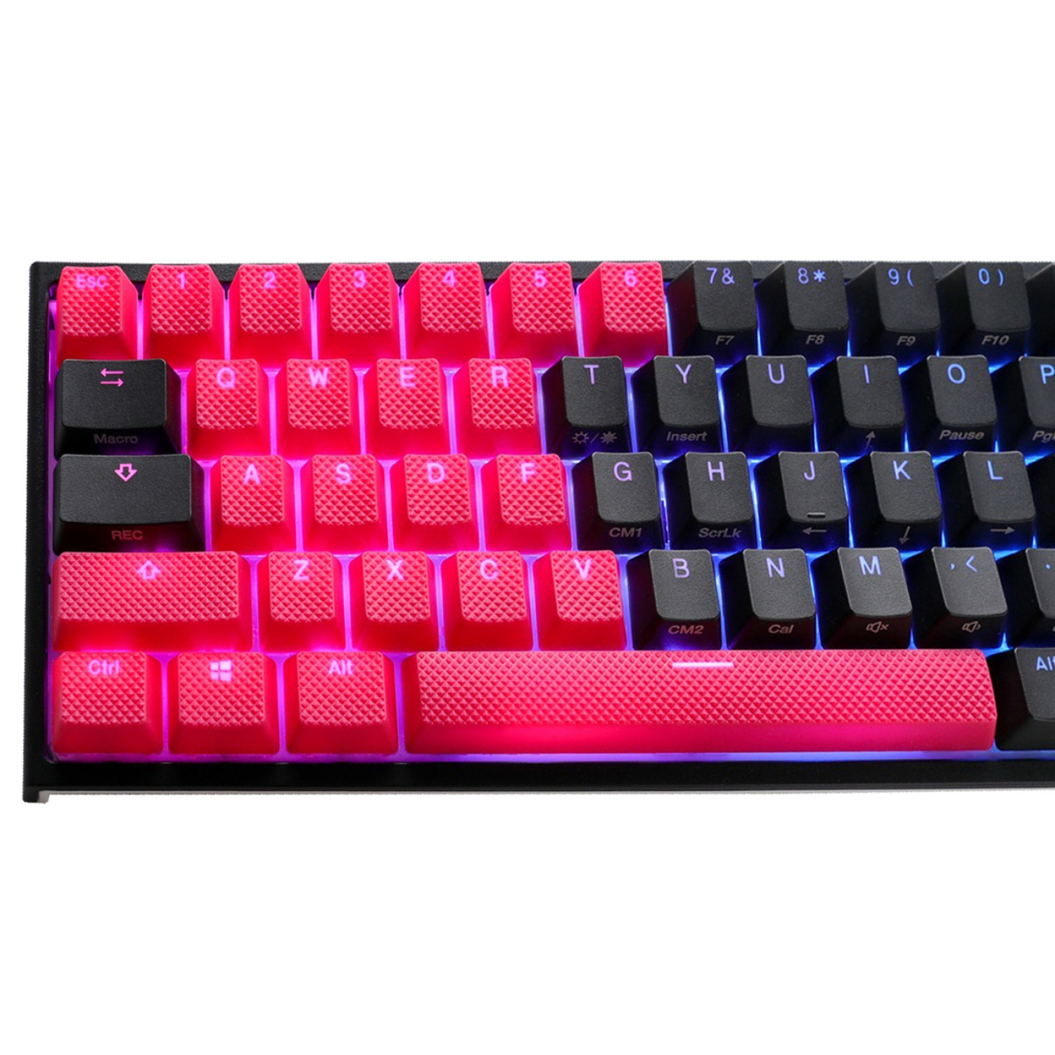 Капачки за механична клавиатура Ducky Red 31-Keycap Set Rubber Backlit Double-Shot US Layout