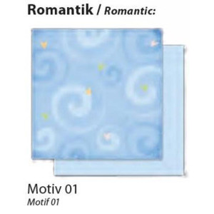 Дизайнерска хартия, мотив романтика, 10301