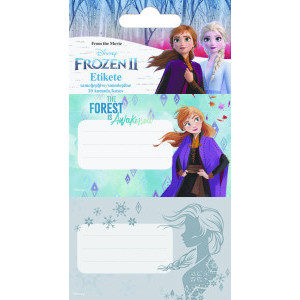 Етикети за тетрадка Disney Frozen, опаковка, 10 броя