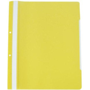 Папка B-MAX PVC, матирана, жълта