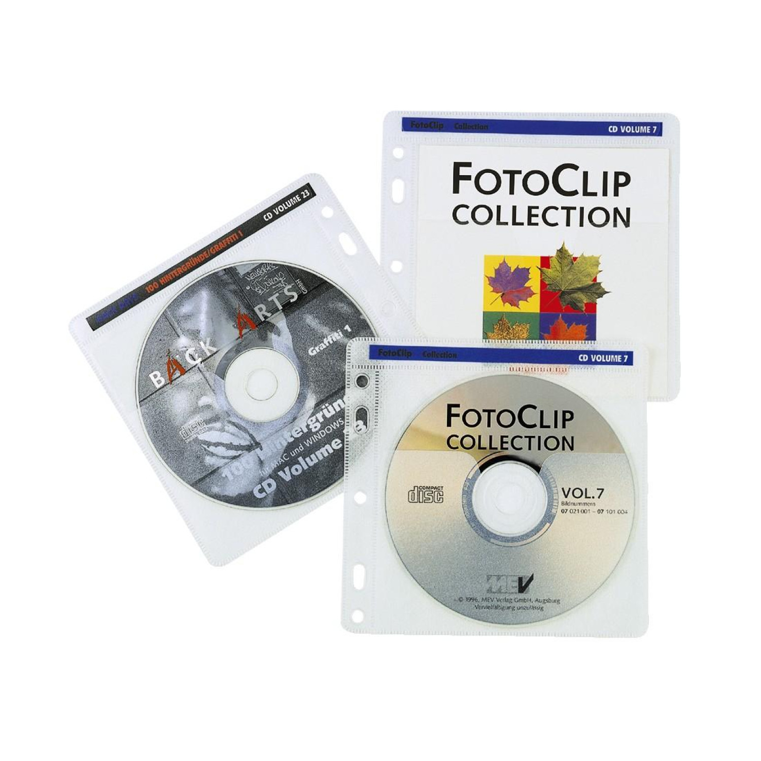 Полиетиленов плик за CD/DVD- 40 бр.пакет HAMA 48444, прозрачен