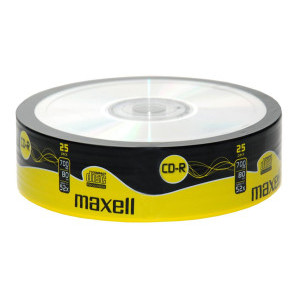 CD-R80 MAXELL, 700MB, 52x, 25 бр