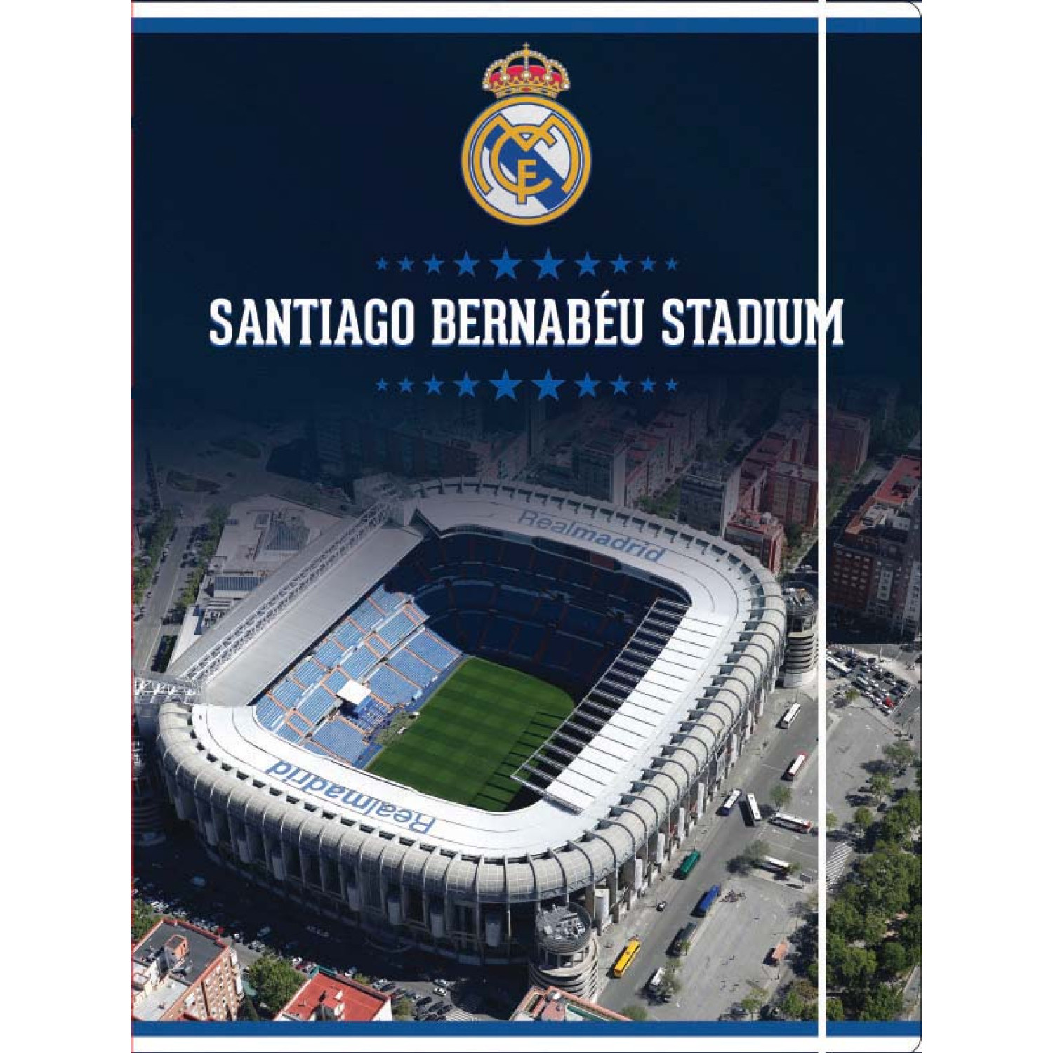 Папка с ластик FC Real Madrid А4