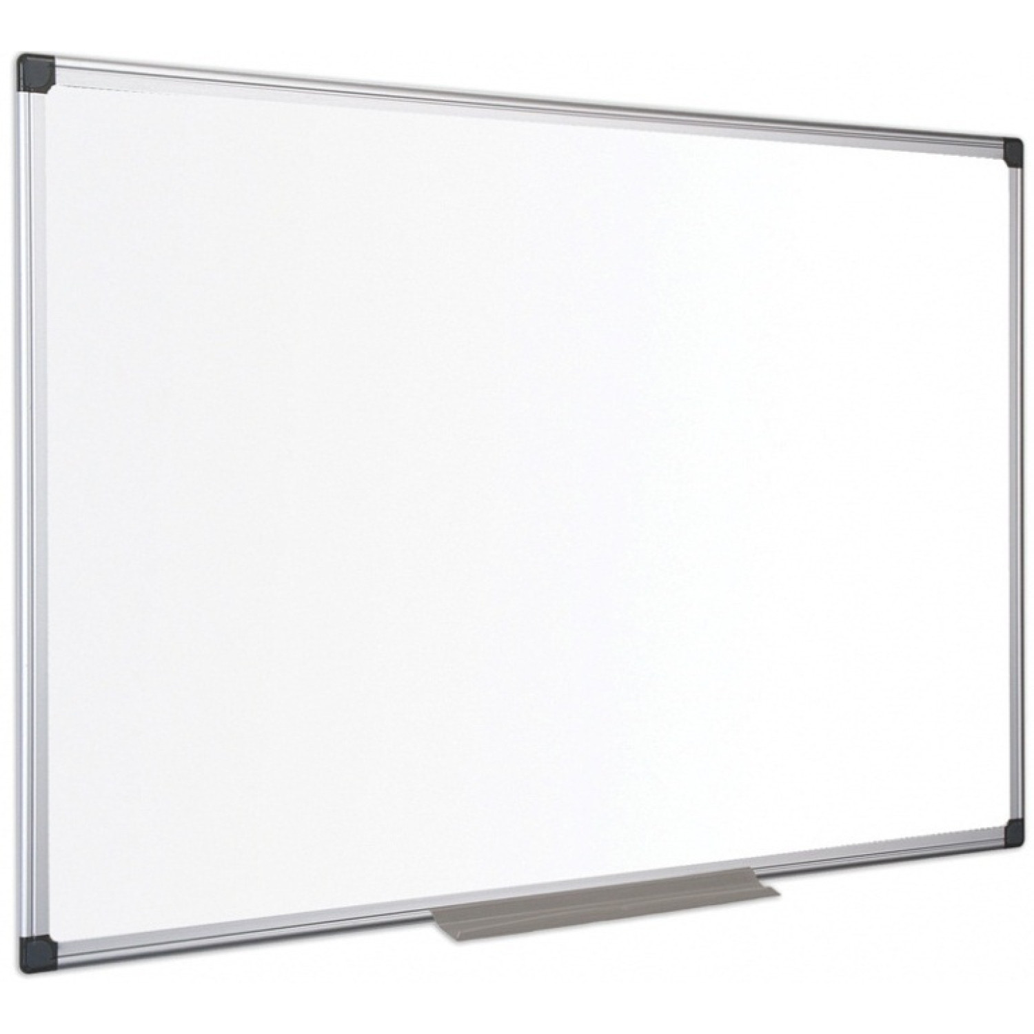 Бяла немагнитна дъска Bi-Office, 120x180 см., с алуминиева рамка