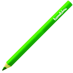 Цветен молив Bambino, тъмно зелен