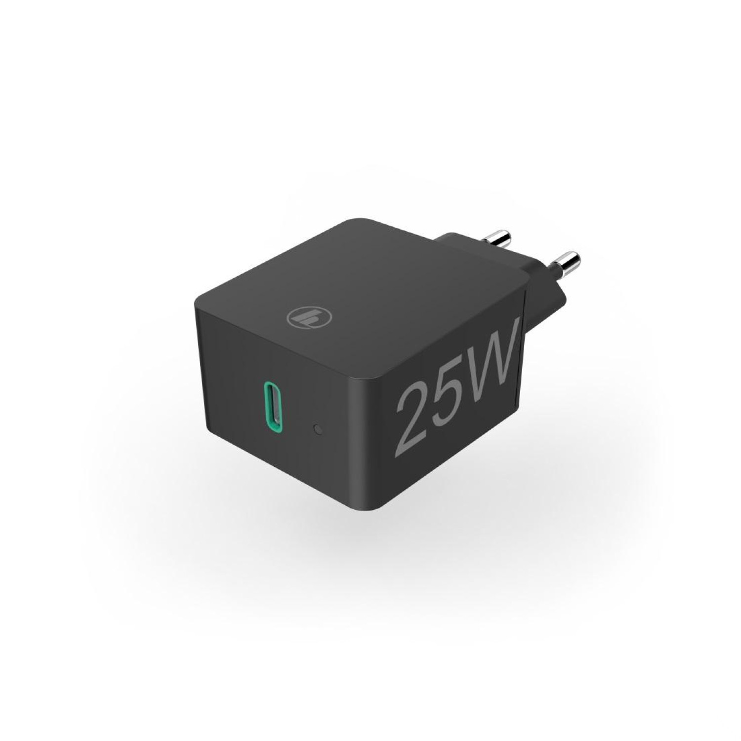 Мрежово зарядно HAMA 220V Power Delivery (PD), Qualcomm,USB-C, 25W, Черен