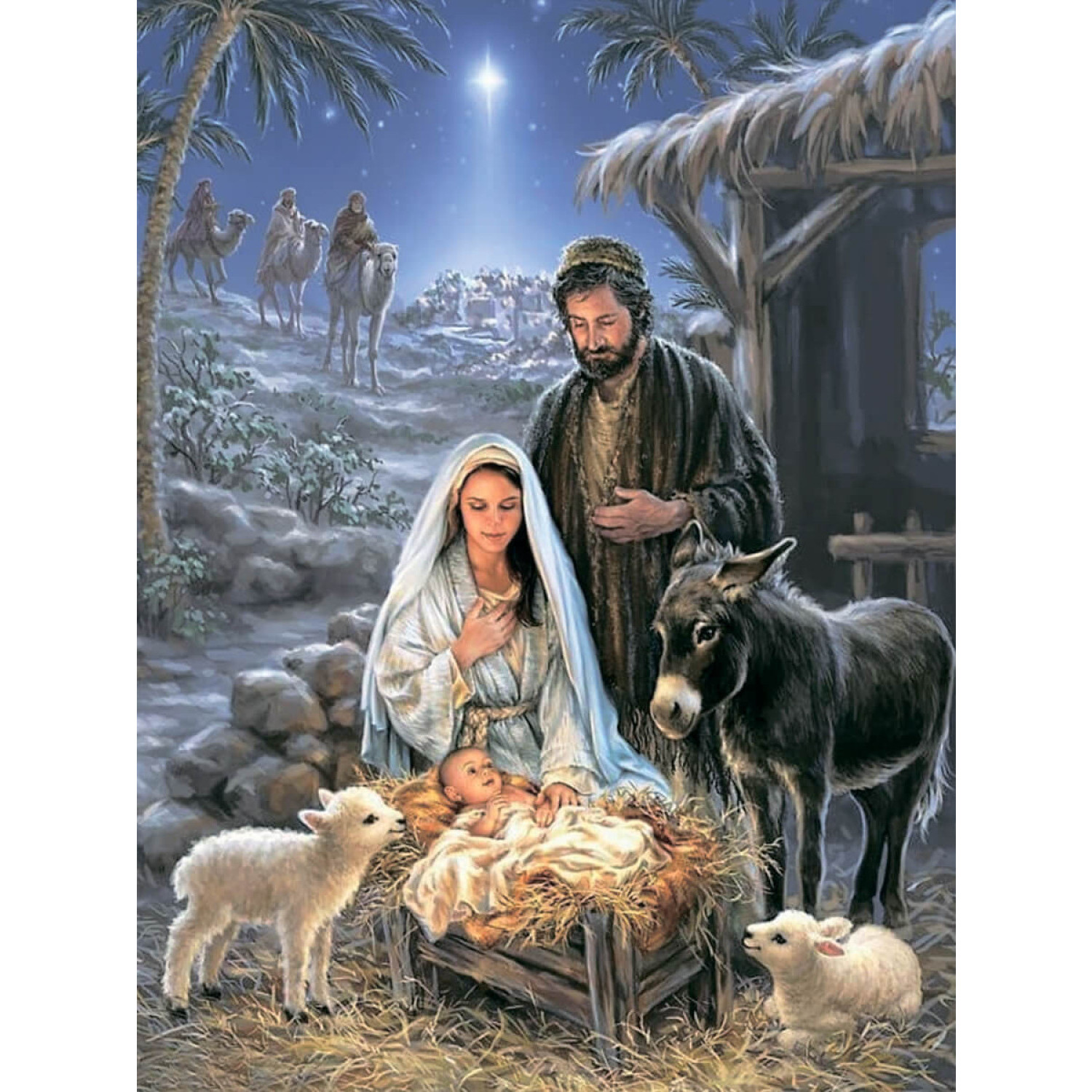 Диамантен гоблен Рождество Христово, 50x65 см.