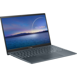 Лаптоп ASUS ZenBook 14, 14" FHD IPS AG 60Hz, Intel i5-1135G7(Up to 4.20 GHz, 8 MB), 8GB DDR4 RAM, 512GB NVMe SSD, Win 10 PRO, ILLUM.KBD, Pine Grey