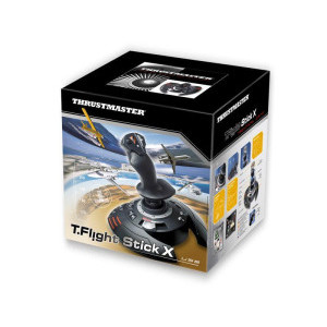 Жичен джойстик,  авиосимулатор Thrustmaster T.Flight Stick X за PC / PS3, Черен