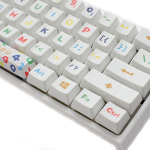 Геймърска механична клавиатура Ducky x SOU SOU One 2 Mini White RGB, Cherry MX Brown