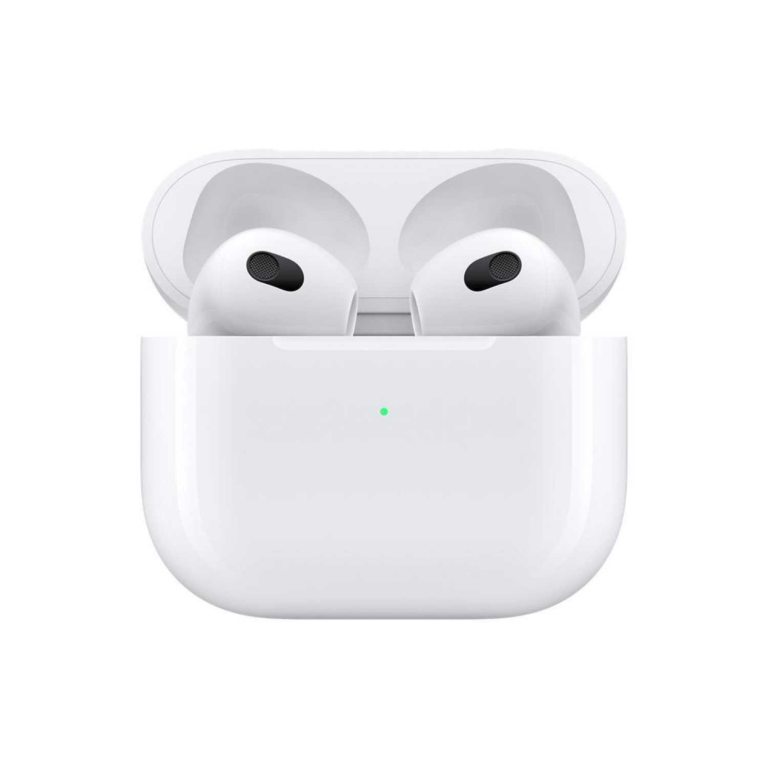 Блутут слушалки-тапи Apple AirPods 3, с докинг кутийка, Wireless, Бели
