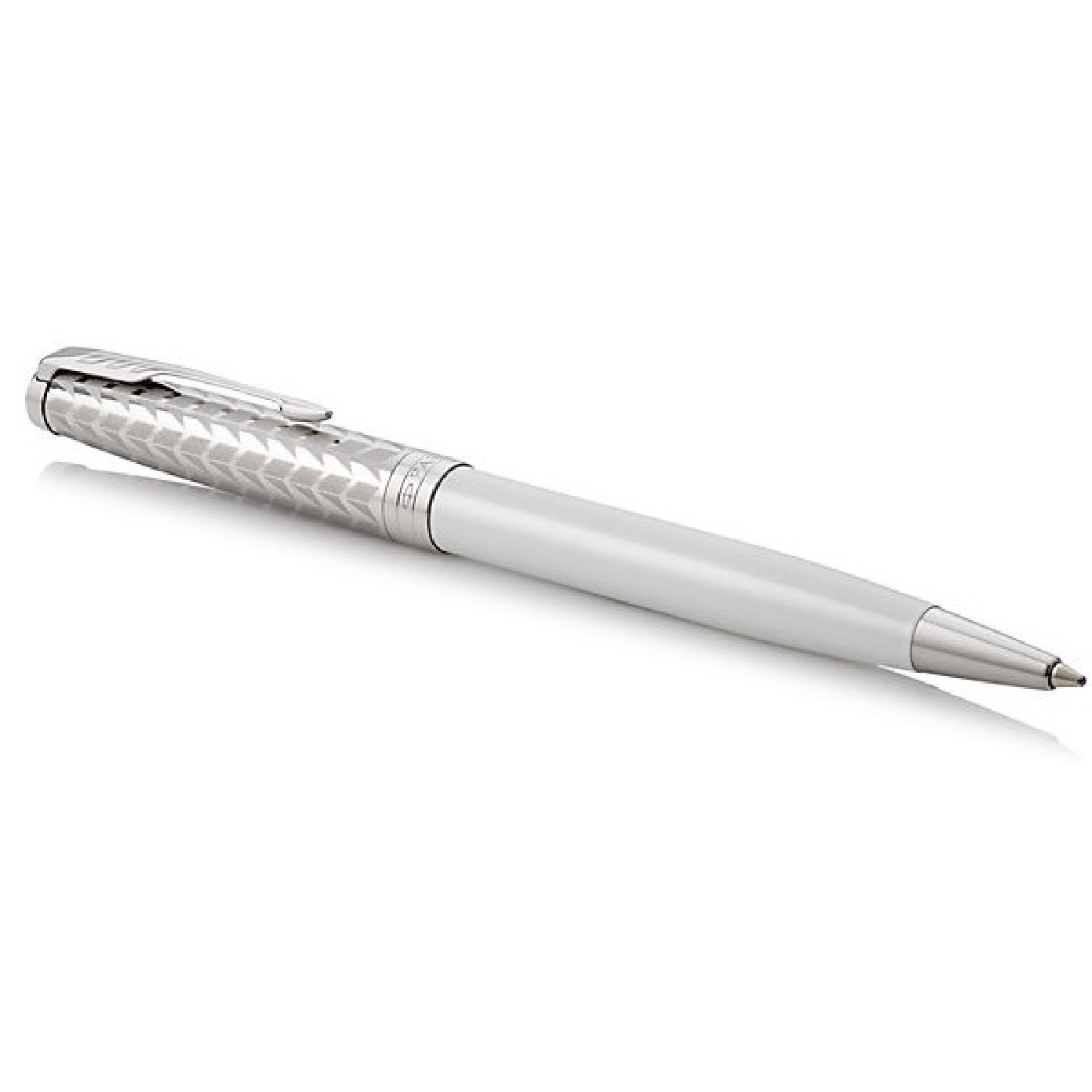 Химикалка Parker Sonnet Metal and Pearl CT