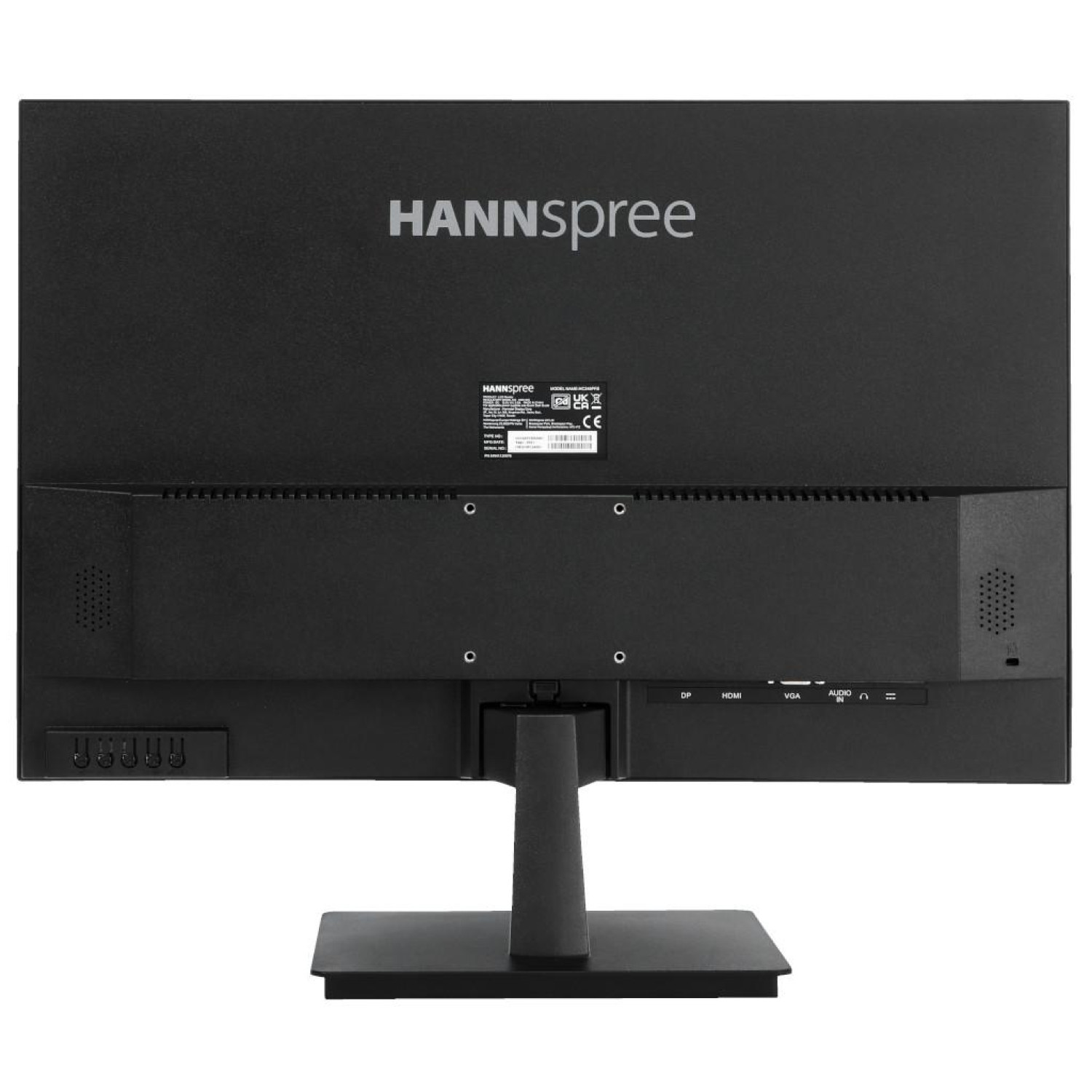 Монитор HANNSPREE HC246PFB, WUXGA, Wide, 24 inch, D-Sub, HDMI, DP, Черен