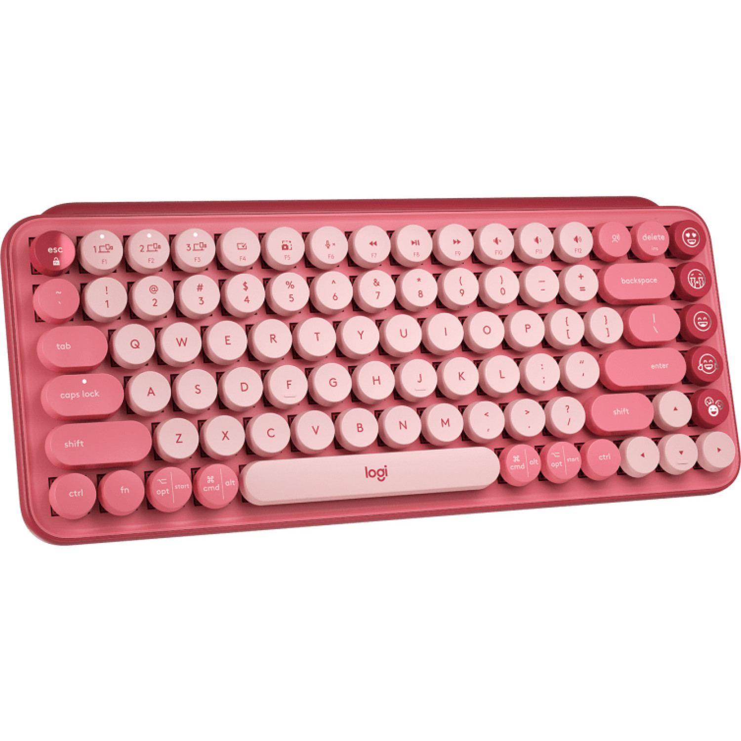 Геймърска Механична Клавиатура Logitech POP Keys Heartbreaker, TKL, Bluetooth 5.1