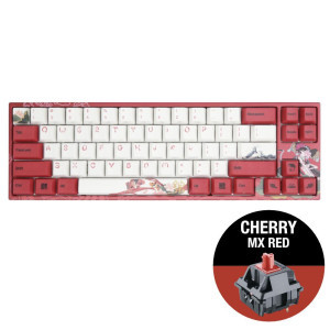 Геймърскa механична клавиатура Ducky x Varmilo Miya Koi 65%, Cherry MX Red