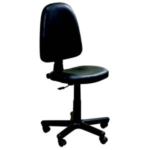 Работен стол Prestige V-U - черна изкуствена кожа V04