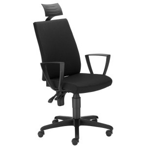 Работен стол I - Line HR, черен