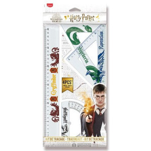 Комплект за чертане Maped Harry Potter, 4 части, 30 см.
