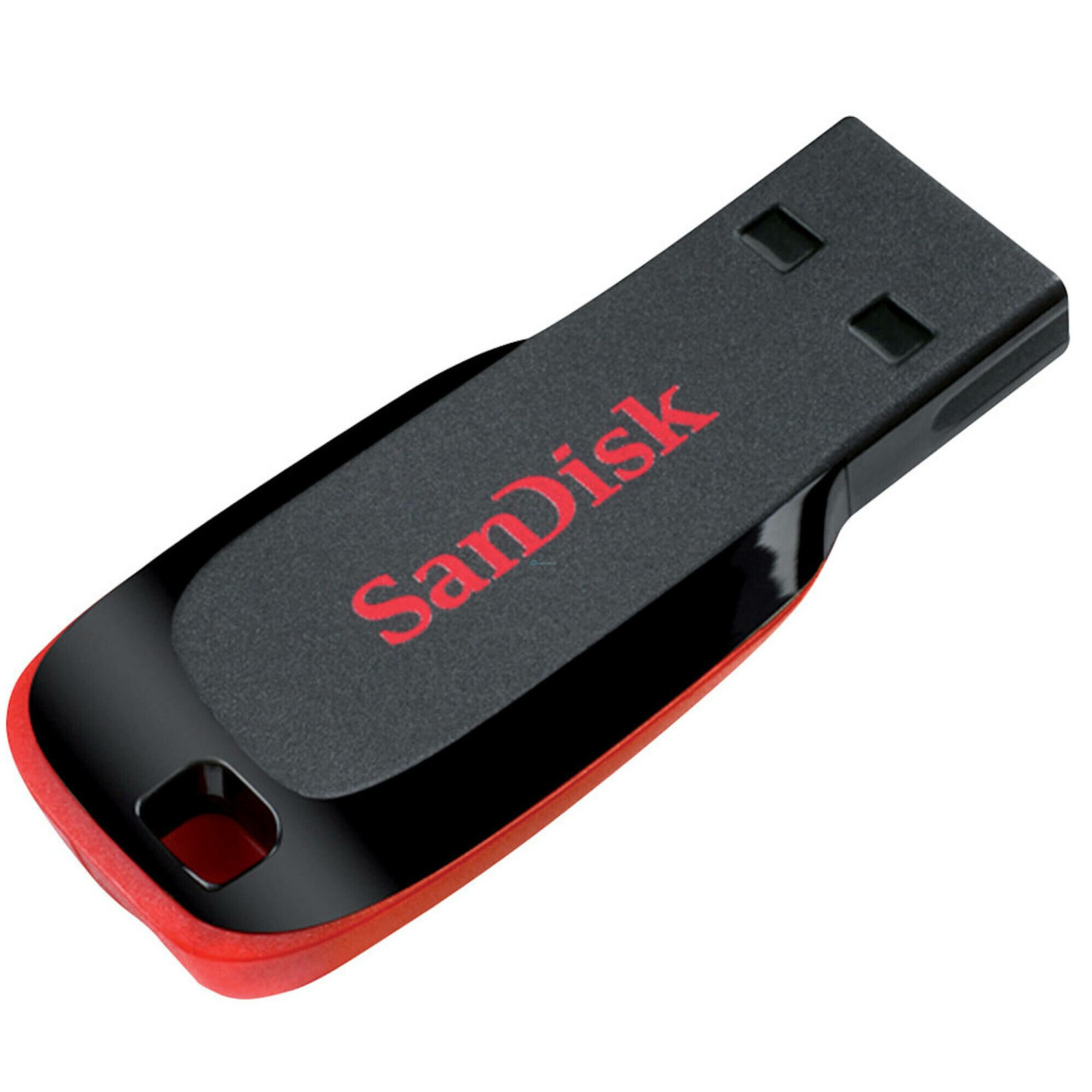 USB памет SanDisk Cruzer Blade, 16GB, USB 2.0, Черен-Червен