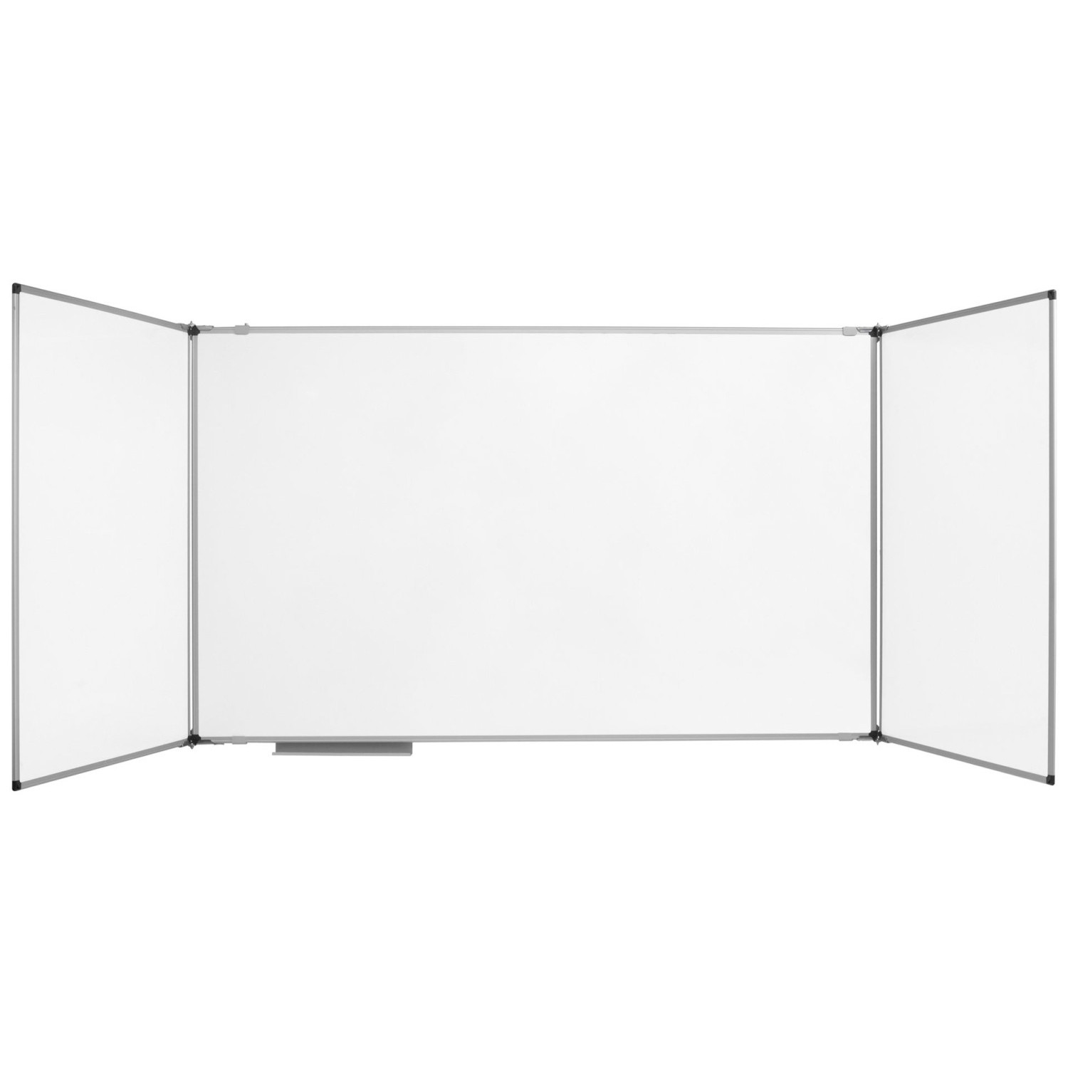 Бяла магнитна дъска Bi-Office, тройна, с алуминиева рамка 120x240 / 120x480 cm