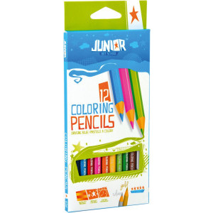Цветни моливи Junior, 12 цвята