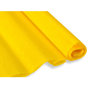 Креп хартия Junior, тъмно жълто, 28 гр., 50х200 см.