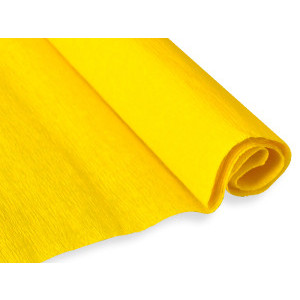 Креп хартия Junior, жълто, 28 гр., 50х200 см.