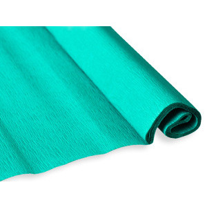 Креп хартия Junior, синьо-зелено, 28 гр., 50х200 см.
