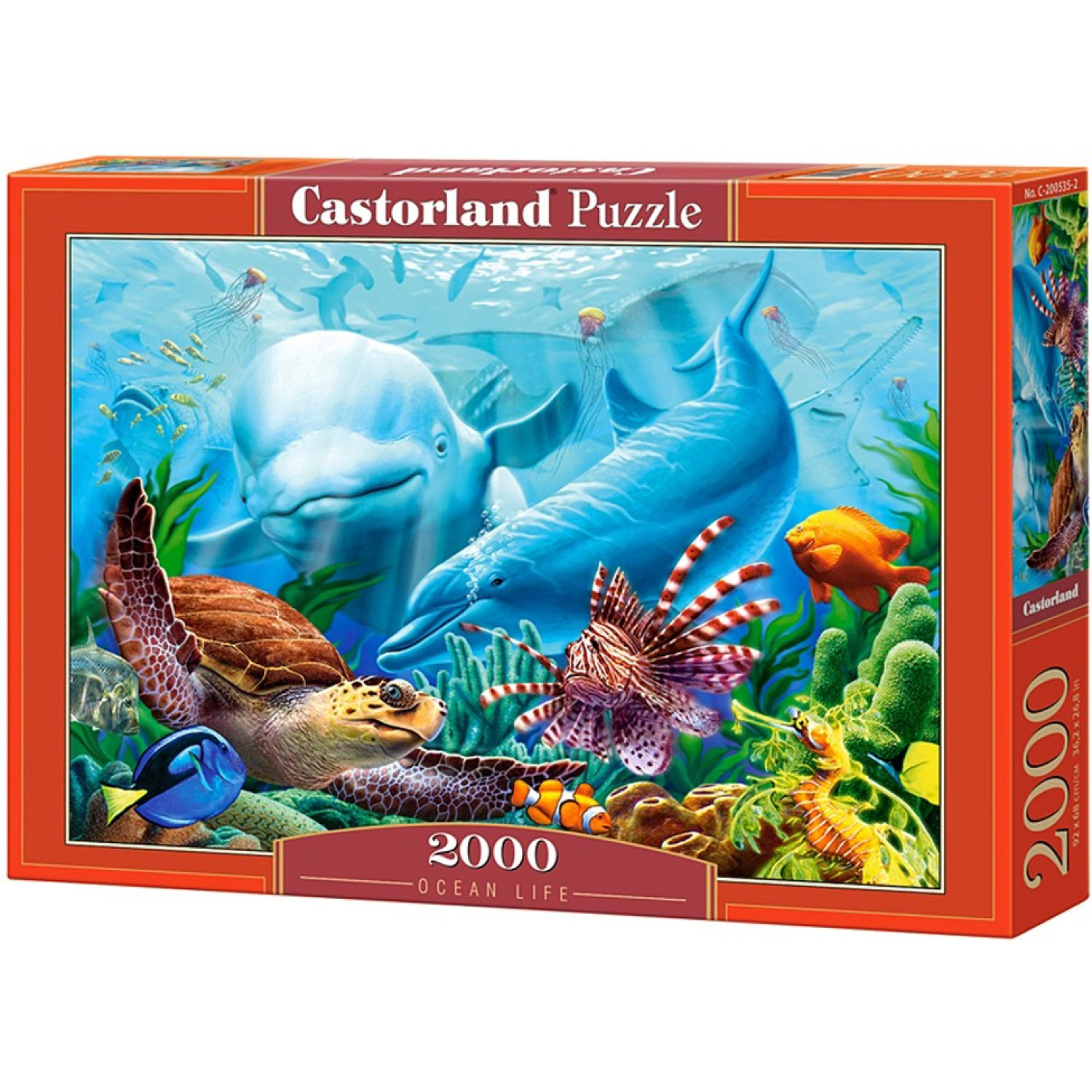 Пъзел Castorland Подводен свят, 2000 елемента, С-200627-2