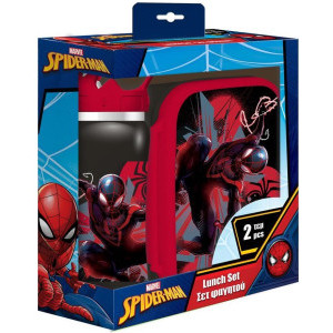 Комплект кутия за храна и метална бутилка Spiderman 500 мл
