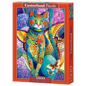 Пъзел Castorland Feline fiesta, 1500 ел., С-151448-2
