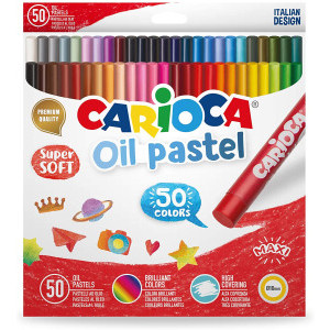 Пастели Carioca, маслени, 50 цвята