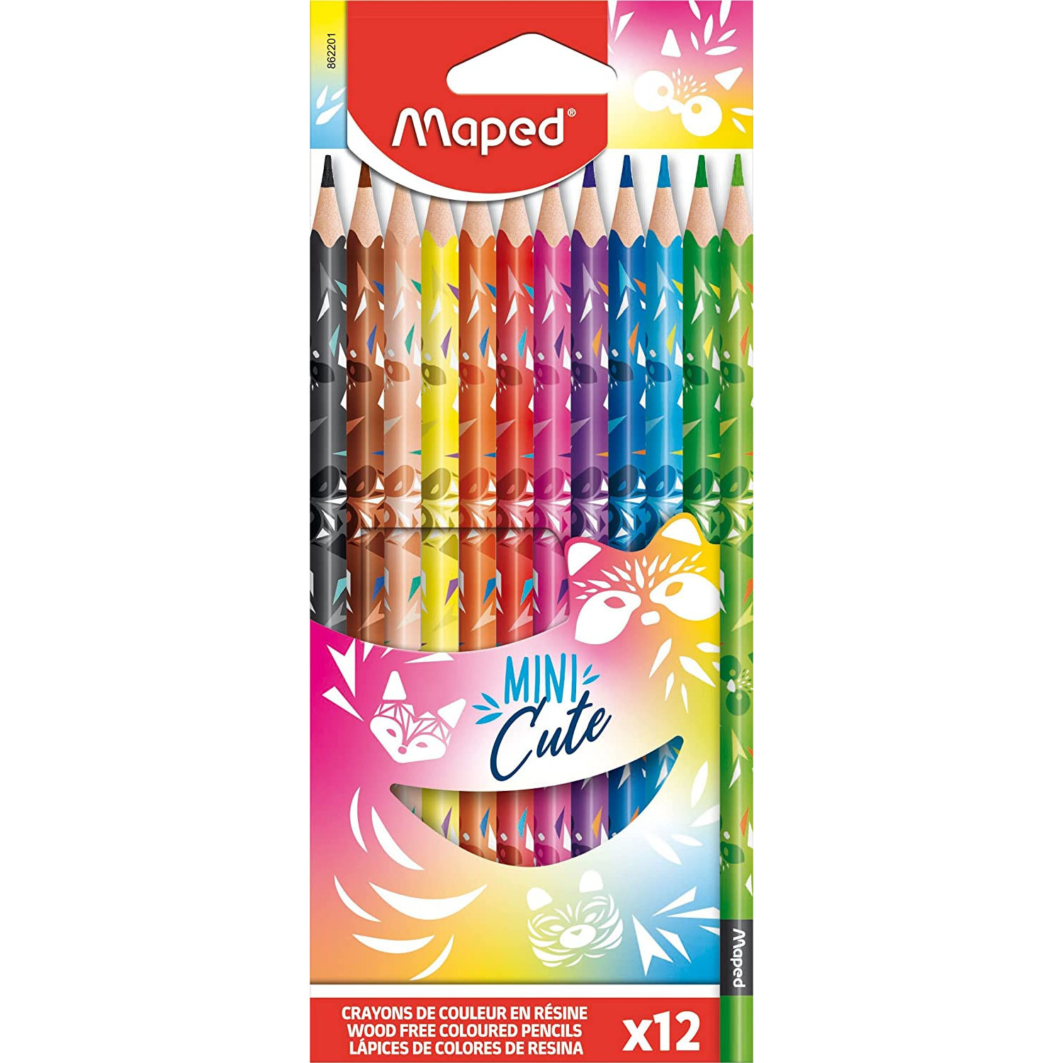 Цветни моливи Maped Color Peps Mini Cute