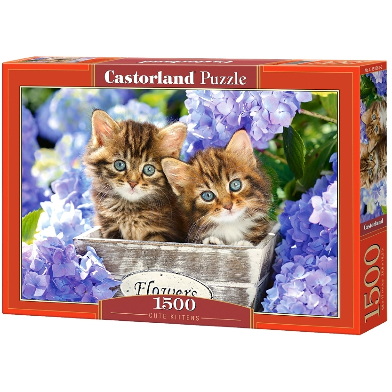 Пъзел Castorland Cute kittens, C-151561-2, 1500 ел.
