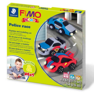 Комплект глина Staedtler Fimo Kids, 4х42 g Car