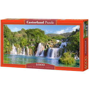 Пъзел Castorland Водопадите в Крък, 4000 елемента, C-400133