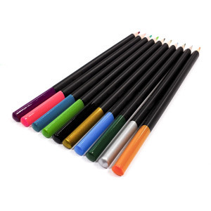 Цветни моливи Kidea, метална кутия
