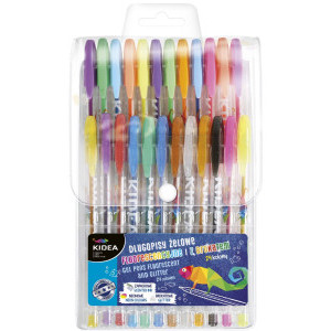 Гел химикалки Kidea, 24 цвята, DZ24KA
