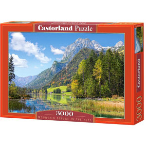 Пъзел Castorland Планински резерват в Алпите, 3000 eлемента, C-300273