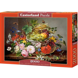 Пъзел Castorland Цветя и плодове, 2000 eлемента, C-200658