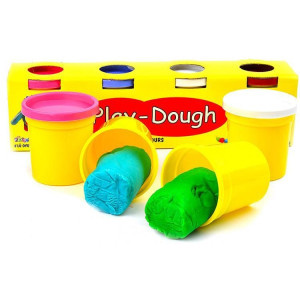 Моделин Play Dough 4 цвята х 100 гр.