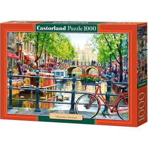 Пъзел Castorland Амстердам, 1000 елемента, C-103133
