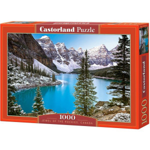 Пъзел Castorland Скалисти планини в Канада, 1000 елемента, C-102372