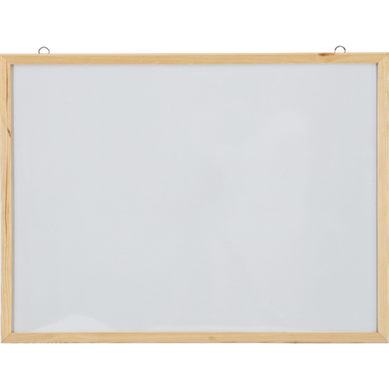 Бяла немагнитна дъска Interpano, 60х90 см., с дървена рамка