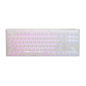 Геймърскa механична клавиатура Ducky One 3 Pure White TKL Hotswap Cherry MX Red, RGB, PBT Keycaps
