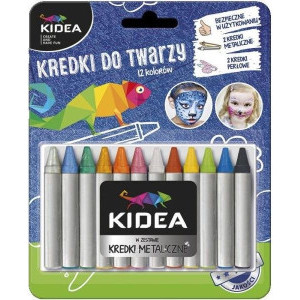 Бои за лице Kidea KDT12KA, 12 цвята, 036721